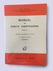 Manual de Direito Constitucional (Tomo III)